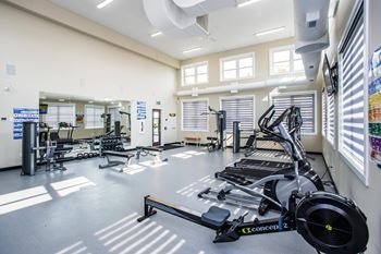 Commercial-grade fitness centre